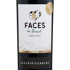 Lidio Carraro Faces do Brasil Merlot Vinho Tinto Seco 750ml  