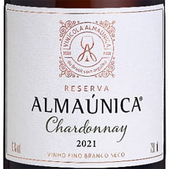 Almaúnica Reserva Chardonnay Vinho Branco Seco 750ml