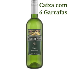 Aurora Country Wine Vinho Branco Suave 750ml C/6
