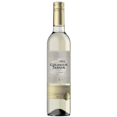 Kit Vinho Aurora Colheita Tardia Malvasia/Moscato Branco Suave 500ml C/taça