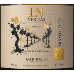 Vinho Garibaldi In Veritas Irsai Oliver Branco Seco 750ml