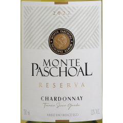Vinho Monte Paschoal Reserva Chardonnay Branco Seco 750ml 
