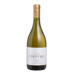Vinho Salton Virtude Chardonnay Branco Seco 750ml + BRINDE 2 TAÇAS DE VIDRO