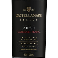 Vinho Castellamare Select Cabernet Franc Tinto Seco 750ml