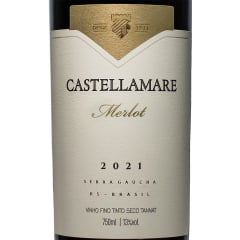 Castellamare Merlot Vinho Tinto Seco 750ml