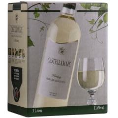 Vinho Castellamare Riesling Branco Seco Bag in Box 3 Litros