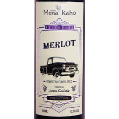 Vinho Mena Kaho Vintage Merlot Tinto Seco 750ml C/6