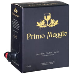 Vinho Primo Maggio Tinto Seco Corte Especial 3 Litros Bag in Box C/4 - COMPRE 3 LEVE 4 