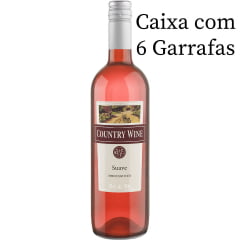 Vinho Aurora Country Wine Rosé Suave 750ml C/6