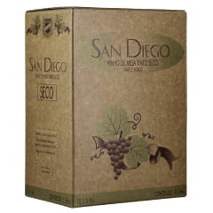 Vinho San Diego Tinto Seco Bag in Box 5Lts
