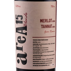 Vinho areA15 Gran Reserva Merlot/Tannat Tinto Seco 750ml