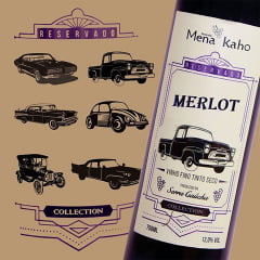 Vinho Mena Kaho Vintage Merlot Tinto Seco 750ml
