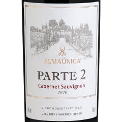 Vinho Almaúnica Ultra Premium Parte 2 Cabernet Sauvignon Tinto Seco 750ml