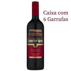 Vinho Aurora Country Wine Tinto Suave 750ml C/6