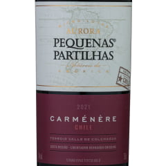 Vinho Aurora Pequenas Partilhas Carménère Chile Tinto Seco 750ml