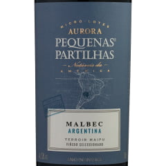 Vinho Aurora Pequenas Partilhas Malbec Argentina Tinto Seco 750ml
