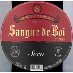 Vinho Aurora Sangue de Boi Tinto Seco 4 Lts
