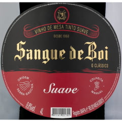 Vinho Aurora Sangue de Boi Tinto Suave 4 Lts