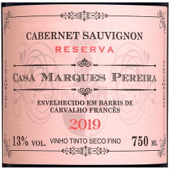 Vinho Casa Marques Pereira Reserva Cabernet Sauvignon Tinto Seco 750ml