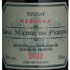 Vinho Casa Marques Pereira Reserva Tannat Tinto Seco 750ml