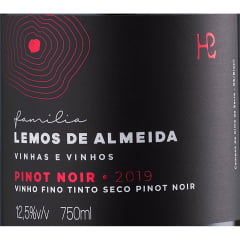 Vinho Família Lemos de Almeida Pinot Noir Tinto Seco 750ml 