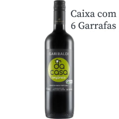 Vinho Garibaldi Da Casa Tinto Seco Orgânico 750ml C/6