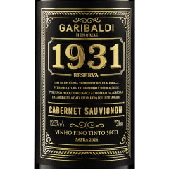 Vinho Garibaldi Memórias Reserva Cabernet Sauvignon Tinto Seco 750ml