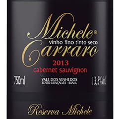 Vinho Michele Carraro Cabernet Sauvignon Tinto Seco 750ml 