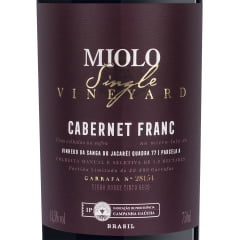 Vinho Miolo Single Vineyard Cabernet Franc Tinto Seco 750ml