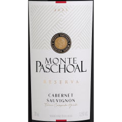 Vinho Monte Paschoal Reserva Cabernet Sauvignon Tinto Seco 750ml