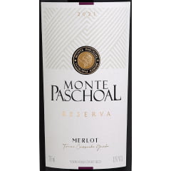 Vinho Monte Paschoal Reserva Merlot Tinto Seco 750ml