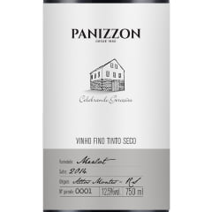 Vinho Panizzon Merlot Tinto Seco 750ml