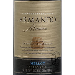 Vinho Peterlongo Armando Memória Merlot Tinto Seco 750ml 