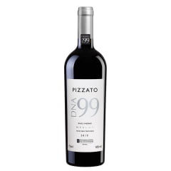 Vinho Pizzato DNA 99 Merlot Safra Histórica 2018 Tinto Seco 750ml