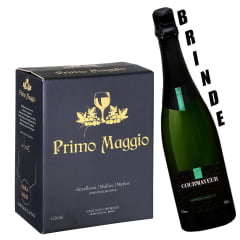 Vinho Primo Maggio Tinto Seco Corte Especial Bag In Box 3Lts - BRINDE 1 ESPUMANTE