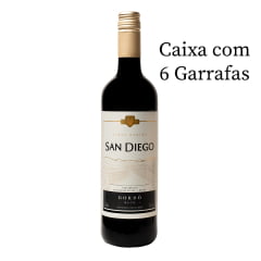 Vinho San Diego Bordô Tinto Seco 750ml C/6