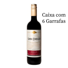 Vinho San Diego Bordô Tinto Suave 750ml C/6
