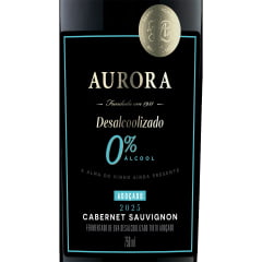 Vinho Aurora Desalcoolizado Cabernet Sauvignon Tinto Adoçado 750ml 