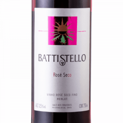 Vinho Battistello Merlot Rosé Seco 750ml    