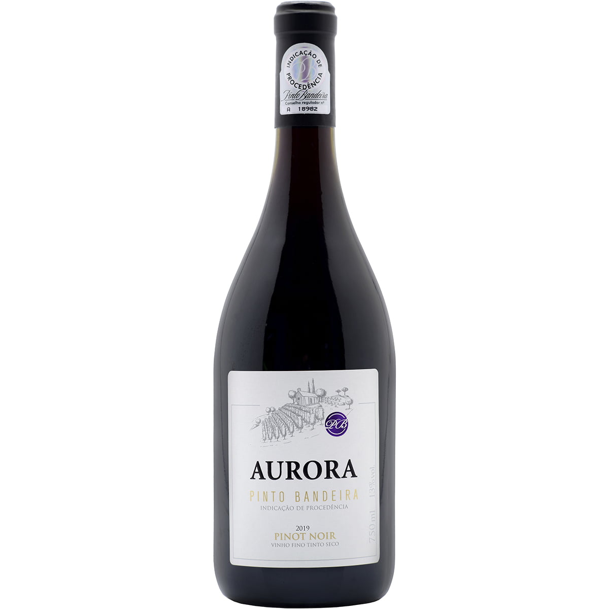 Vinho Aurora Pinto Bandeira Pinot Noir Tinto Seco 750ml