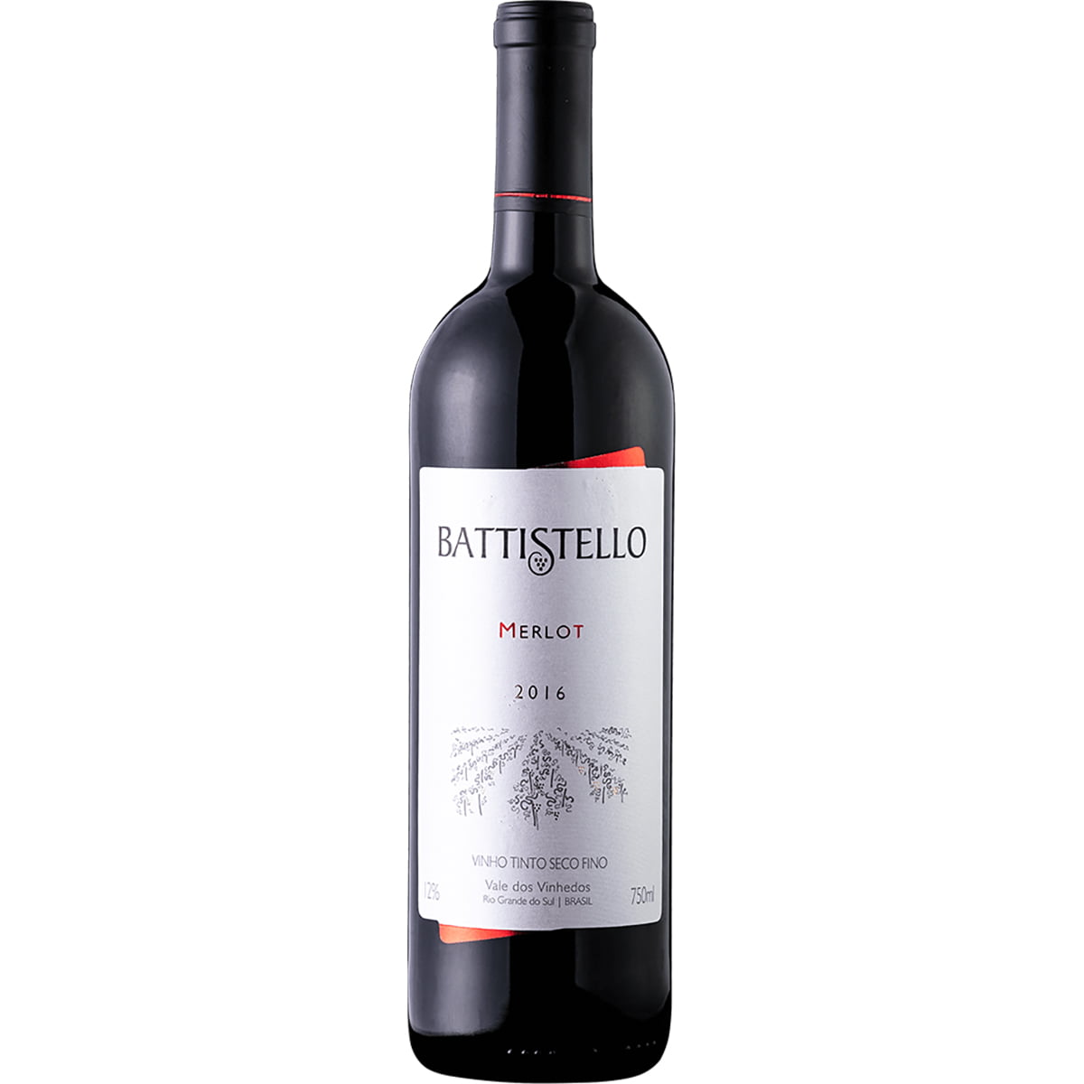 Vinho Battistello Merlot Tinto Seco 750ml