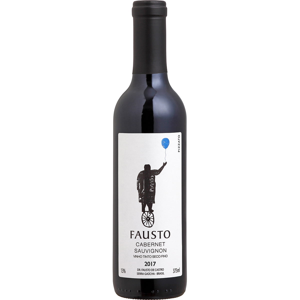 Vinho Pizzato Fausto Cabernet Sauvignon Tinto Seco 375ml