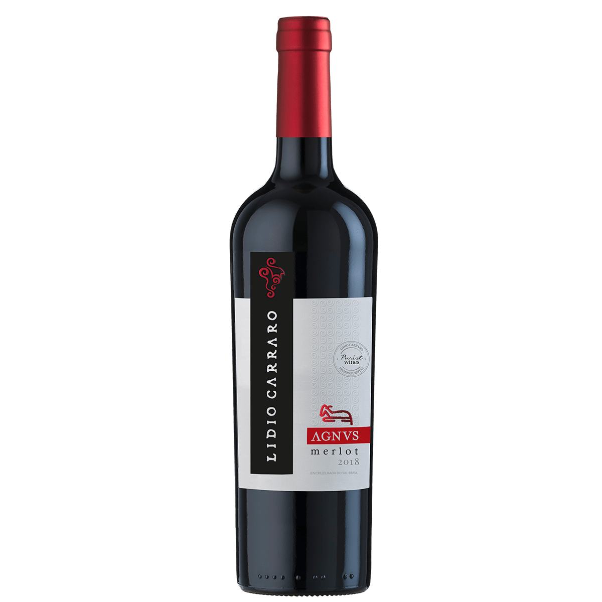 Vinho Lidio Carraro Agnus Merlot Tinto Seco 750ml