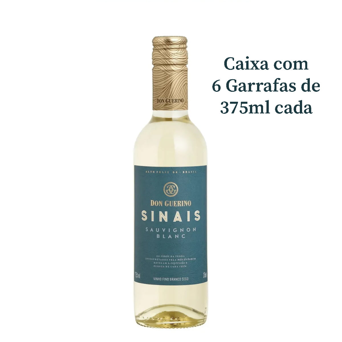 Vinho Don Guerino Sinais Sauvignon Blanc Branco Seco 375ml C/6