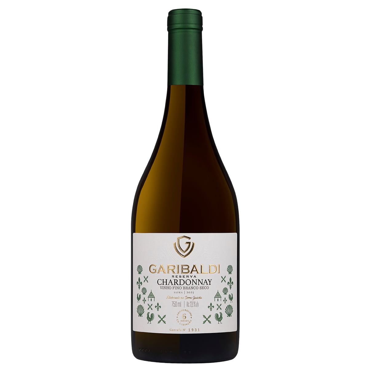Vinho Garibaldi VG Chardonnay Branco Seco 750ml