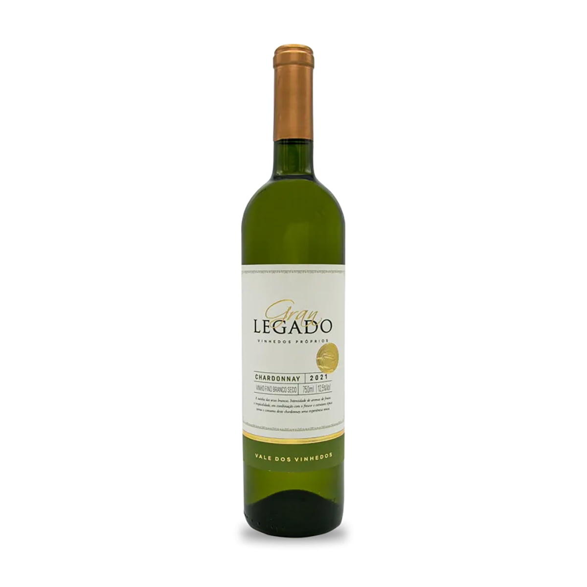 Vinho Gran Legado Chardonnay Branco Seco 750ml
