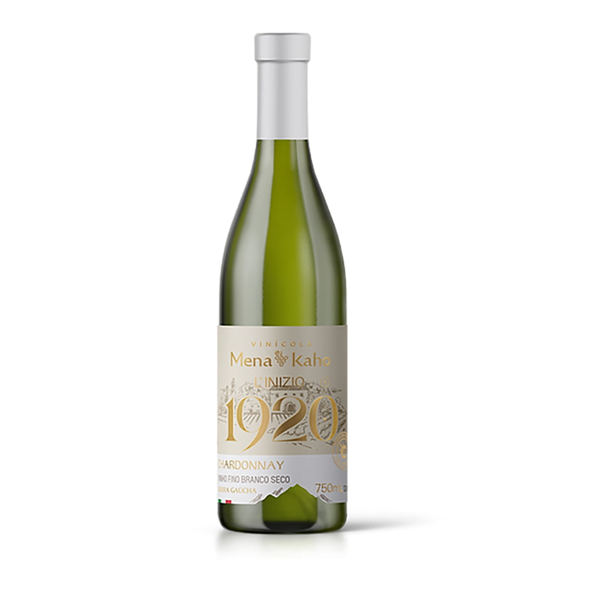 Vinho Mena Kaho Linha 1920 Chardonnay Branco Seco 750ml