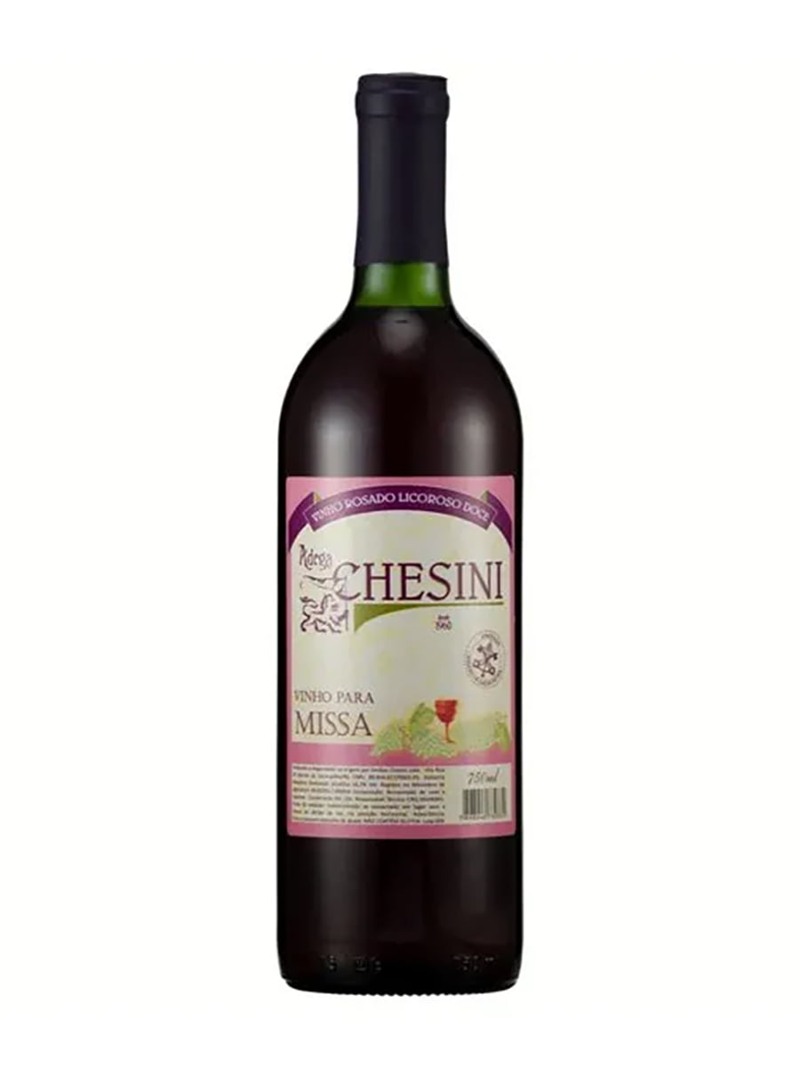 Vinho Adega Chesini Licoroso Rosado Doce 750ml