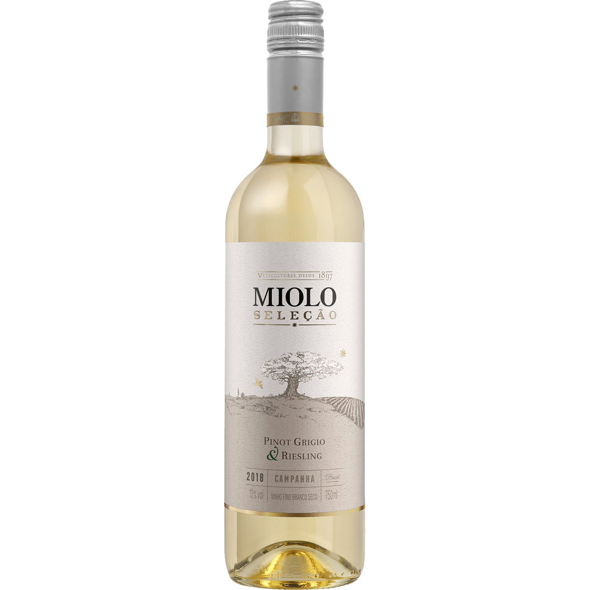Vinho Miolo Seleção Pinot Grigio/Riesling Branco Seco 750ml