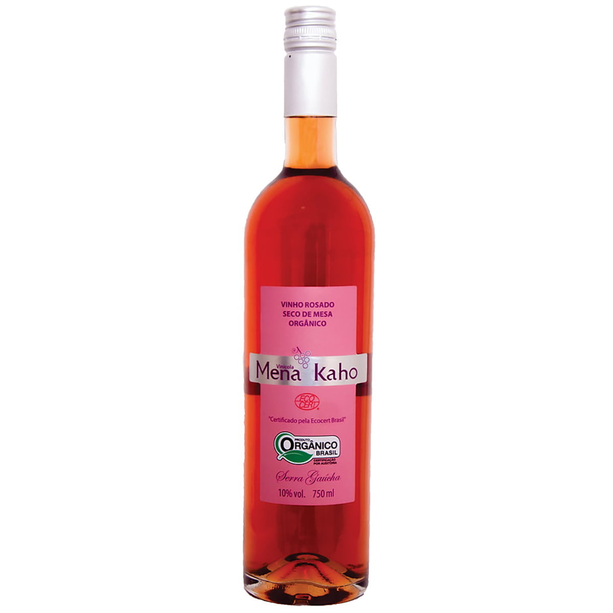 Vinho Mena Kaho Orgânico Rosé Seco 750ml